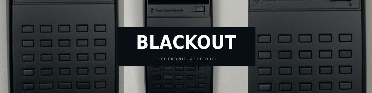 BLACKOUT Electronic Afterlife collection header featuring EA 088