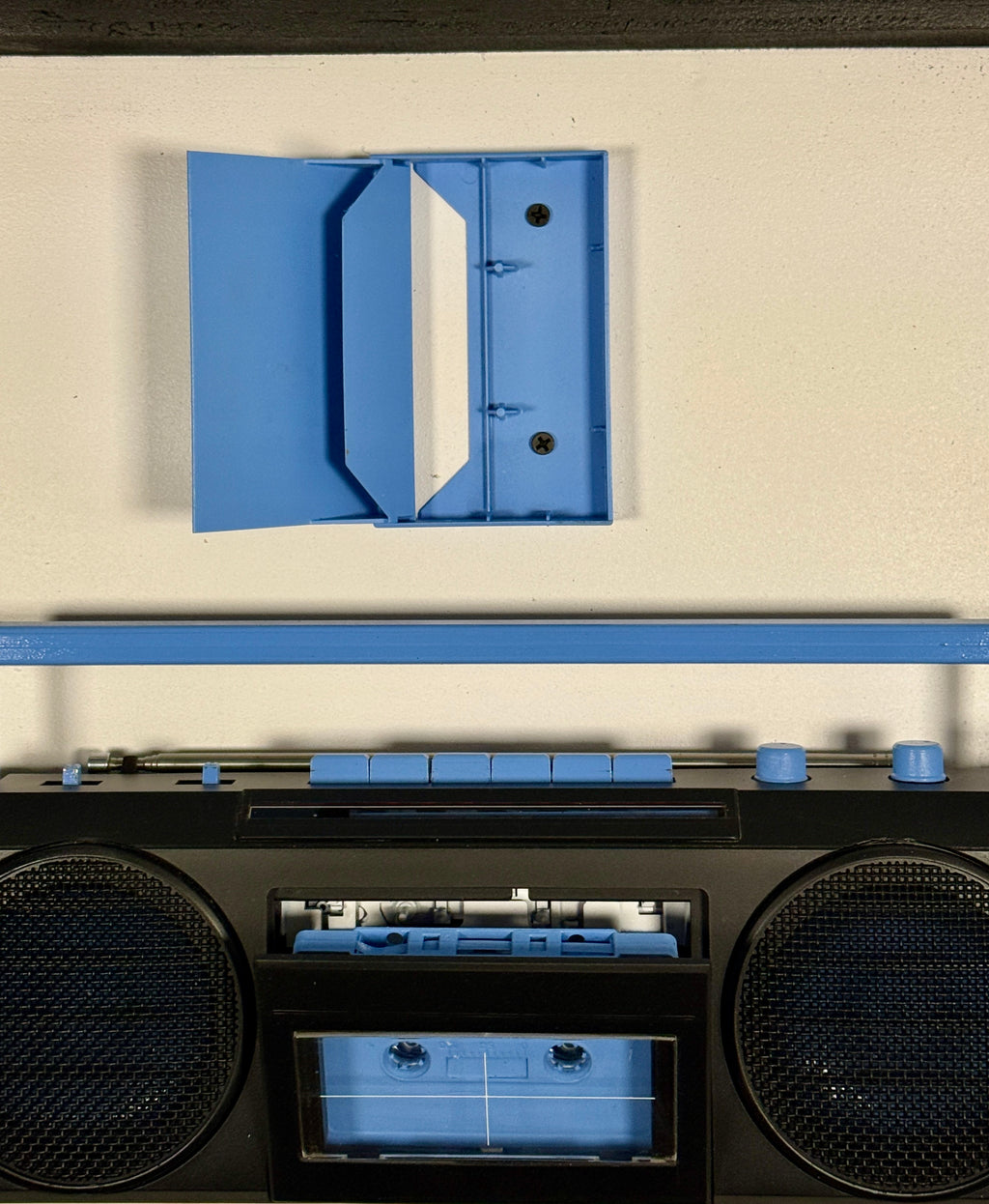 1980's General Electric (GE) Portable Mini Boombox