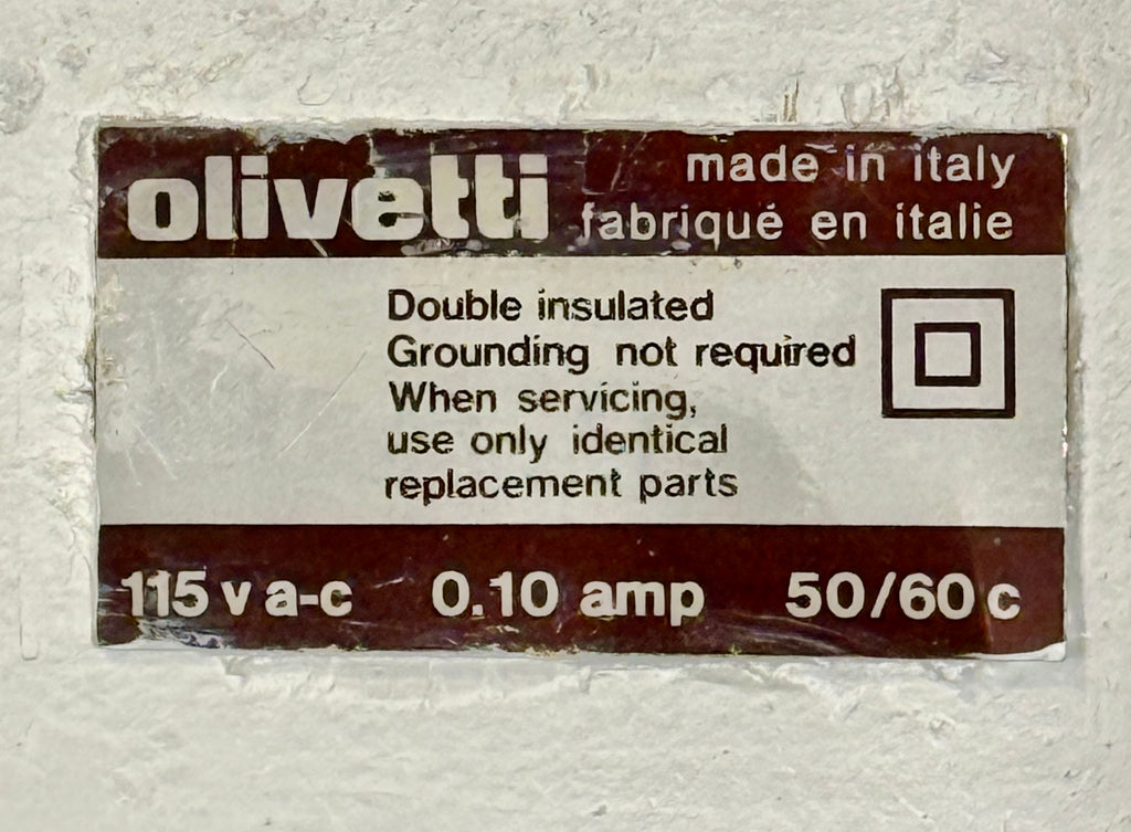 1970's Olivetti Divisumma 18 Electronic Printing Calculator