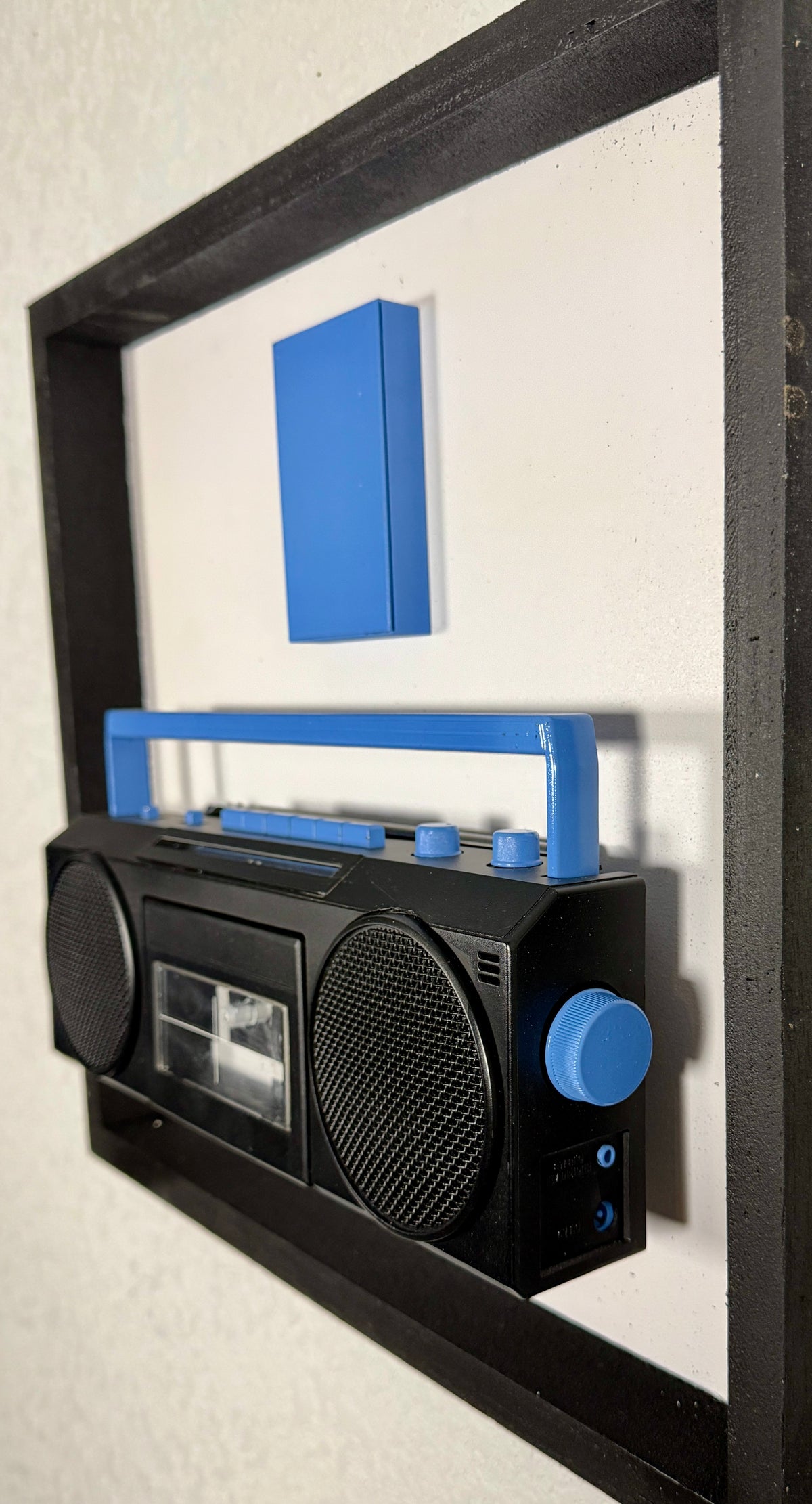 1980's General Electric (GE) Portable Mini Boombox