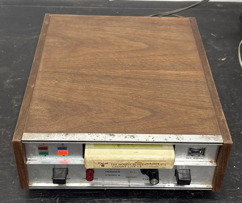 1970's Pioneer Craig 8-Track Player